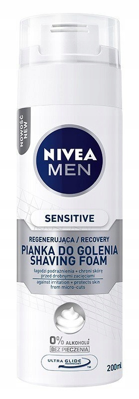 Nivea Men Pianka do golenia Sensitive Recovery 200