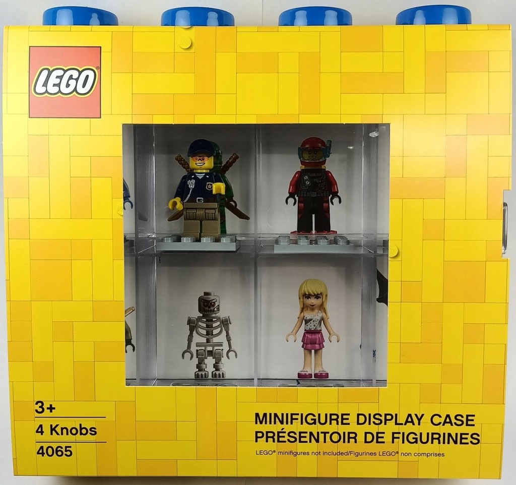 GABLOTKA WITRYNA NA MINIFIGURKI + FIGURKA LEGO