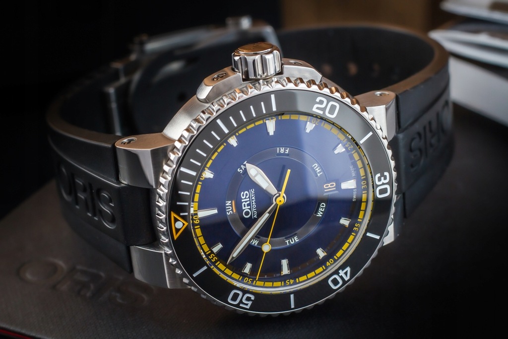 ORIS AQUIS GREAT BARRIER REEF AUTOMATIC DAY&DATE LIMITED EDITION 46MM/KPL.