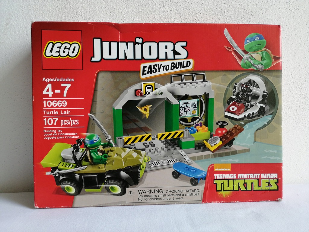 Lego Turtles 10669 Wojownicze Zolwie Ninja Nowe 8342601738 Oficjalne Archiwum Allegro