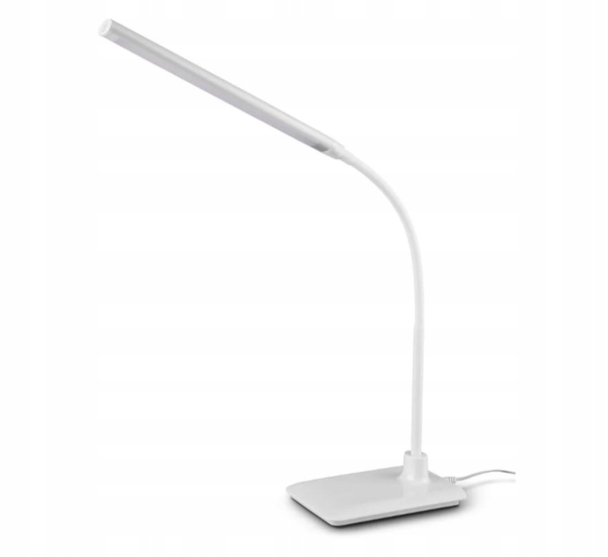 lampa stołowa biurowa biurkowa stojąca LED biała Livarno home
