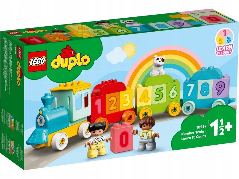Klocki Lego DUPLO 10954 Pociąg z cyferkami - nauka