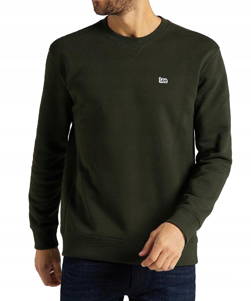 Bluza Lee PLAIN SWS L81ITJOJ Serpico Green S