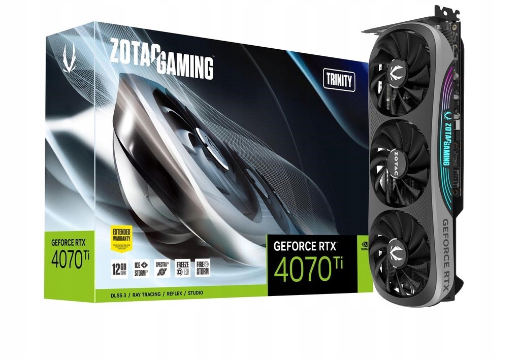 Купить Видеокарта ZOTAC Trinity RTX 4070 Ti 12 ГБ: отзывы, фото, характеристики в интерне-магазине Aredi.ru