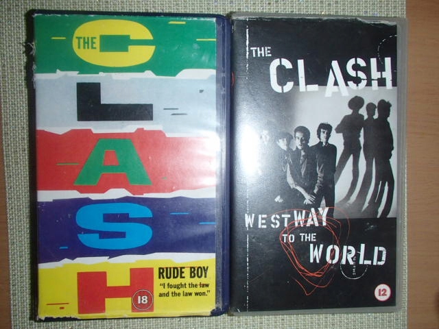 THE CLASH RUDE BOY / WESTWAY OF WORLD VHS