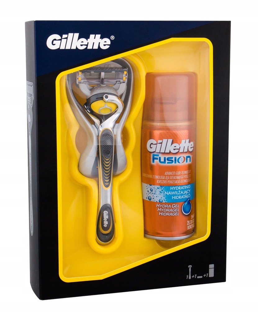 Gillette Fusion Proshield Maszynka + żel 75ml