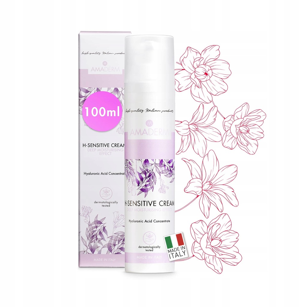 Krem nawilżający do twarzy Amaderm na dzień 100 ml