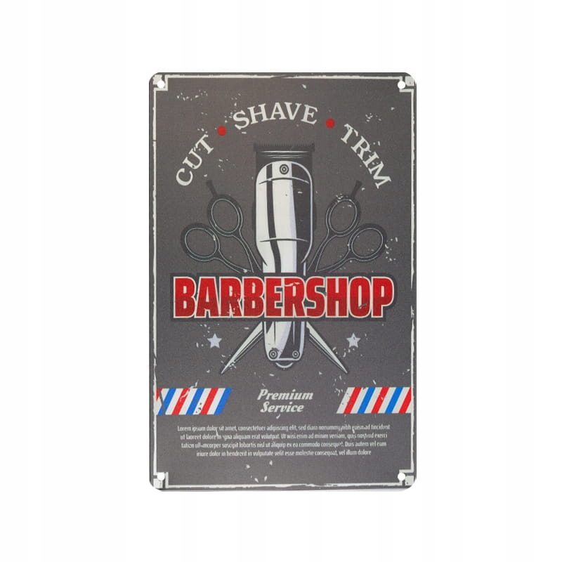 Tablica ozdobna barber B028 Barberska
