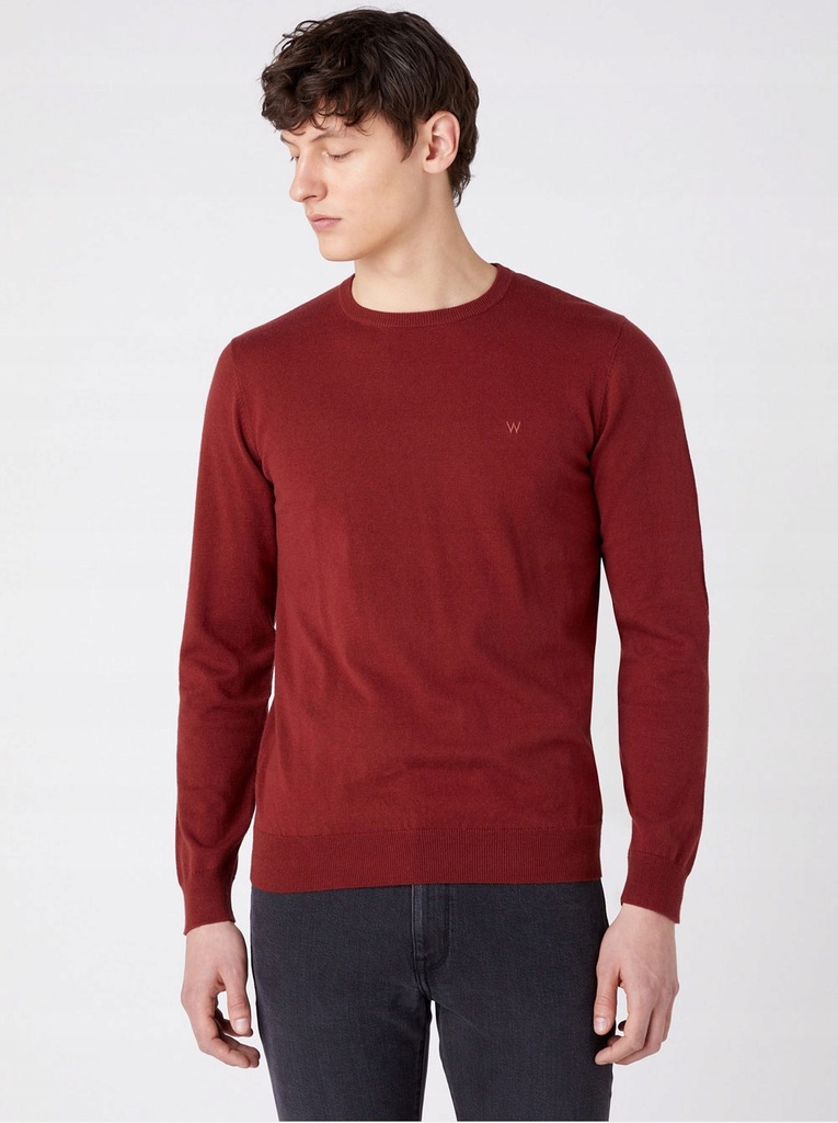 Sweter męski brązowy Wrangler XL