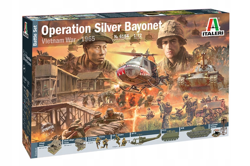 Купить Operation Silver Bayonet Vietnam 1/72 Italeri 6184: отзывы, фото, характеристики в интерне-магазине Aredi.ru
