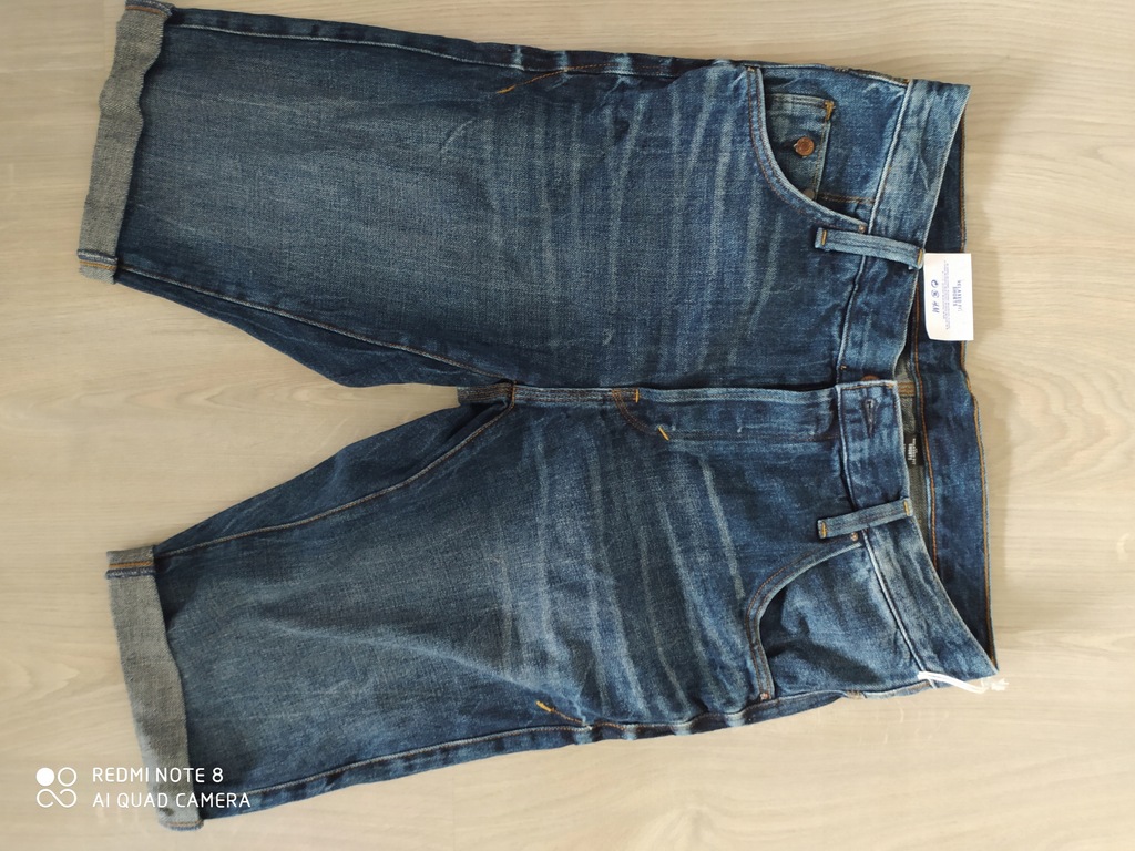 H&M krótkie spodnie jeansowe r. 32, nowe