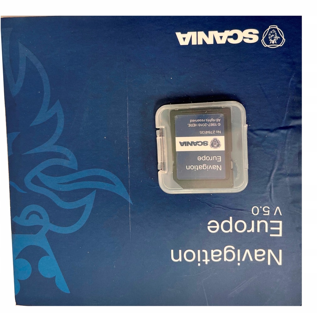 Mapa do nawigacji Europa i inne SCANIA Infotainment AUS4 karta SD Luty 2024