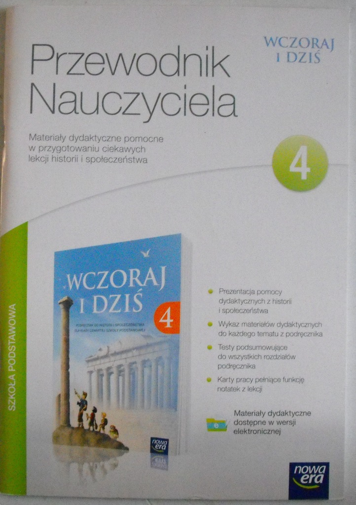 Książka Nauczyciela Historia Wczoraj I Dziś Klasa 8 Wczoraj i dziś 4 historia przewodnik nauczyciela - 10675287156