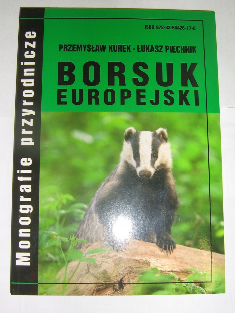 Borsuk europejski - monografie przyrodnicze