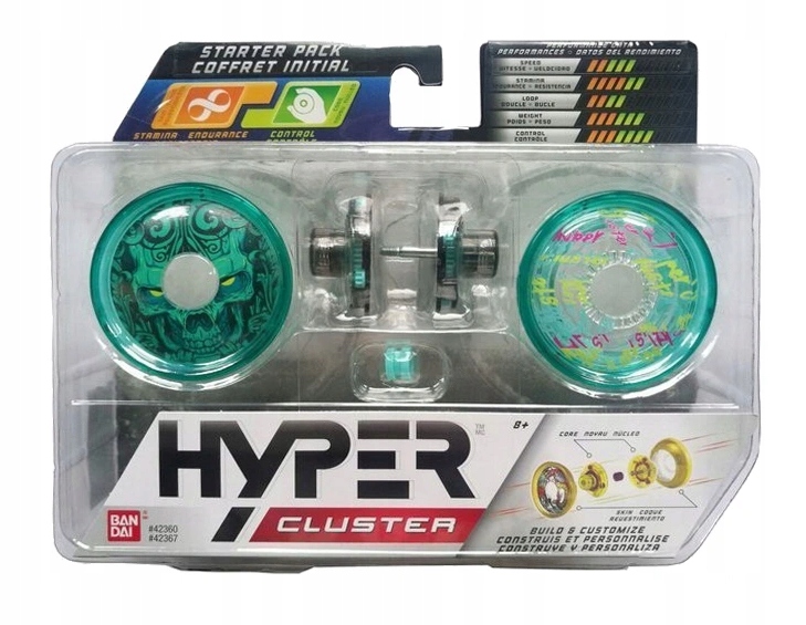 JOJO HYPER CLUSTER YOYO BANDAI ZIELONE 42367