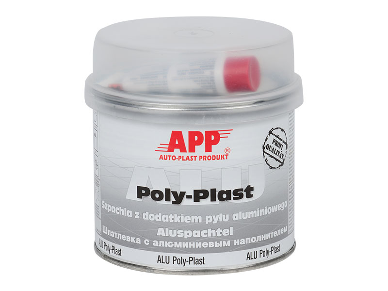 Szpachla z pyłem aluminium APP Alu PolyPlast 0,6kg