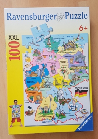 puzzle Mapa Niemiec 6+ XXL