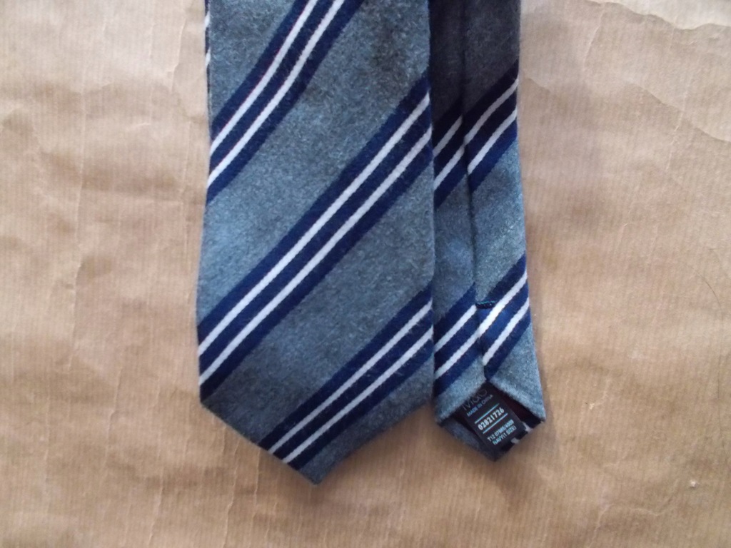 Krawat M&S Nowy z METKĄ , włoski jedwab, UK