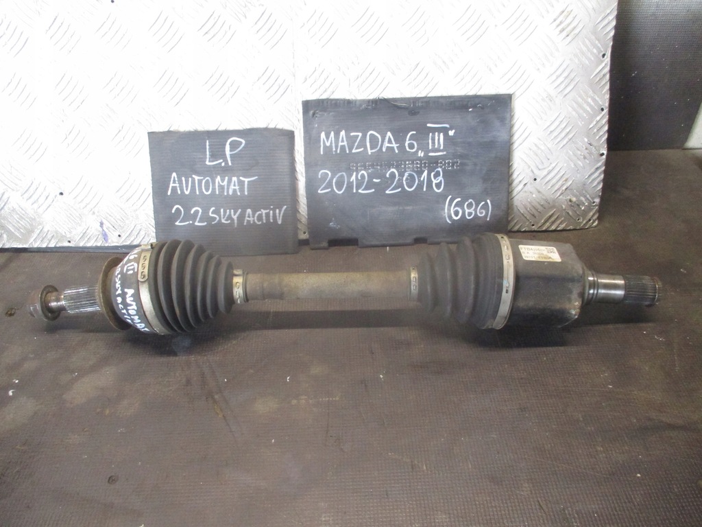 PÓŁOŚ LEWY PRZÓD AUTOMAT MAZDA 6 III 12-18 SKYACTIV FTB42560X