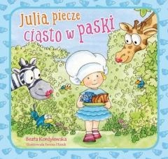 Julia piecze ciasto w paski Skrzat