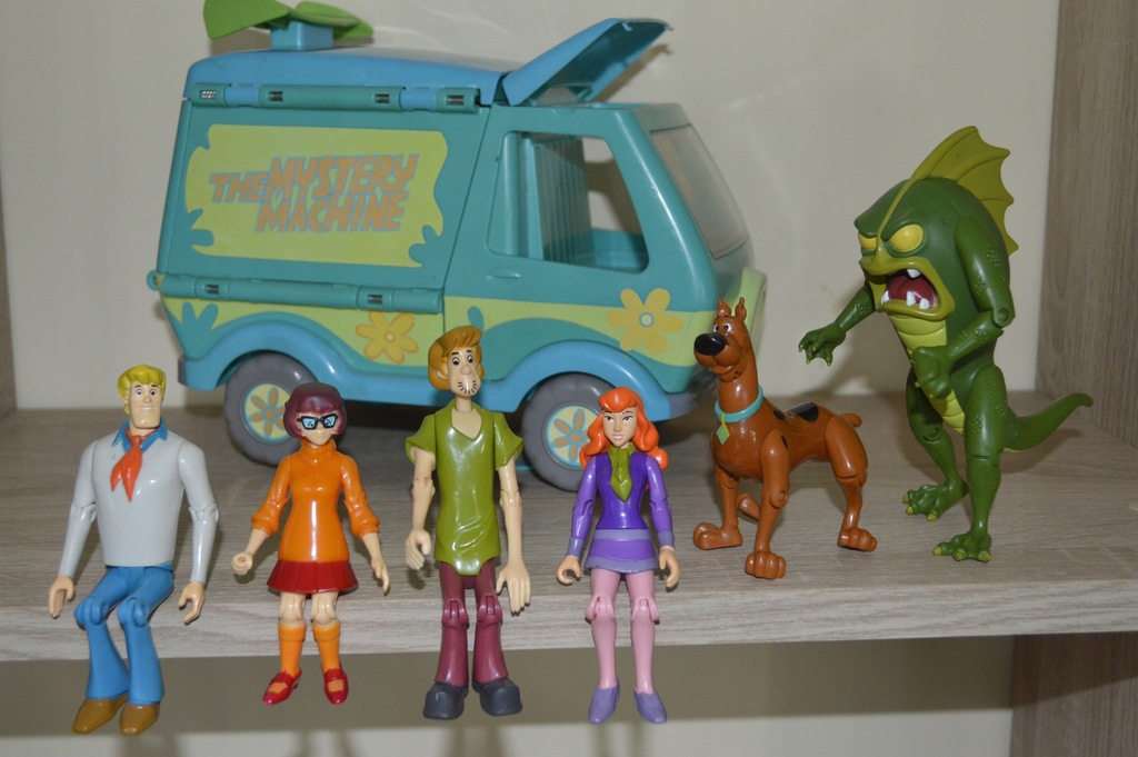 Scooby Doo -auto / samochód, figurki, potwór