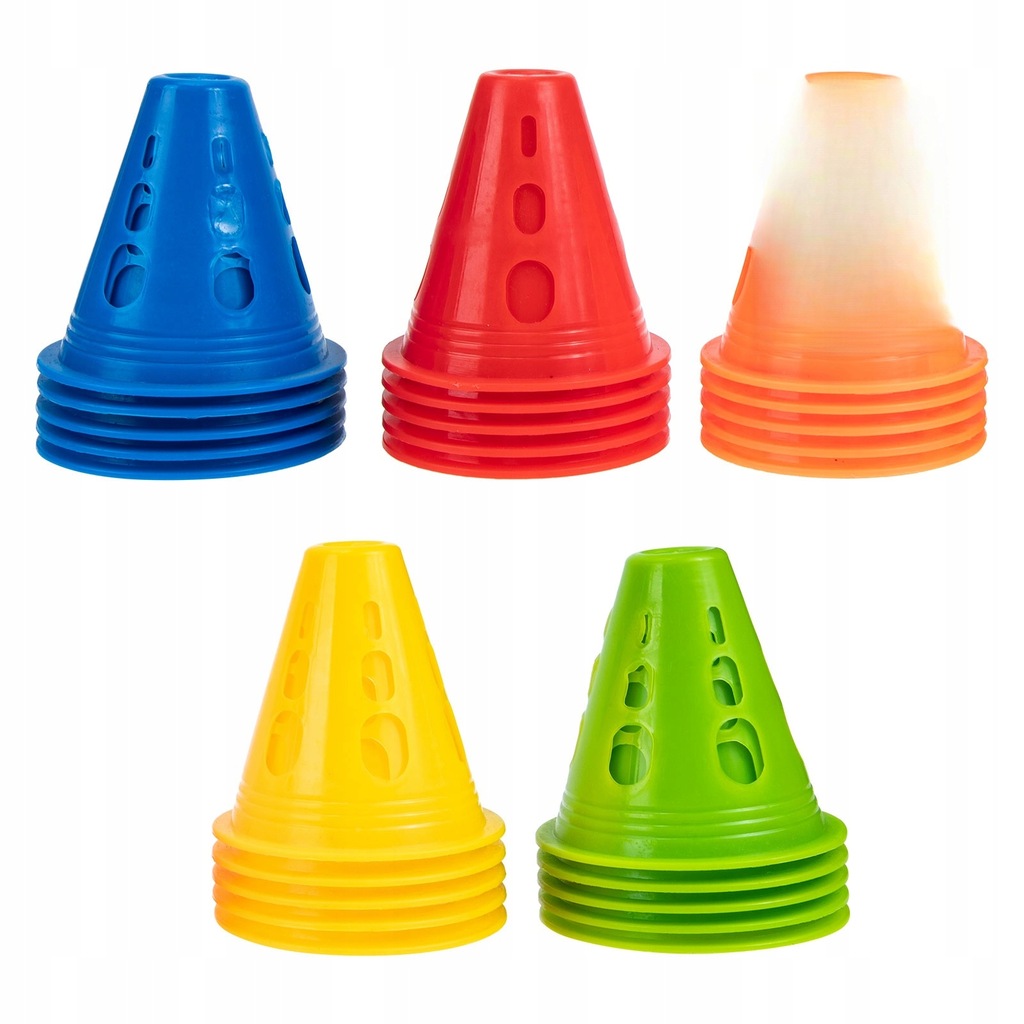 COLORED CONES ROLLER SKATING DRILLS SKATES SKATER
