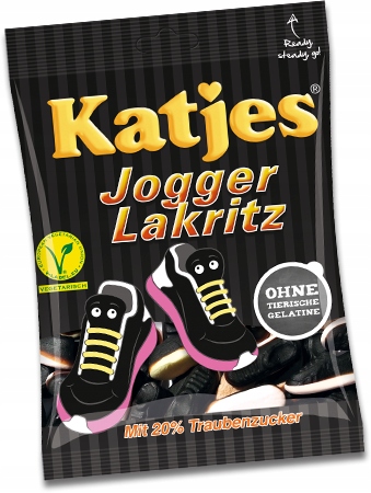 Katjes Jogger Lakritz żelki pianki lukrecja 200g