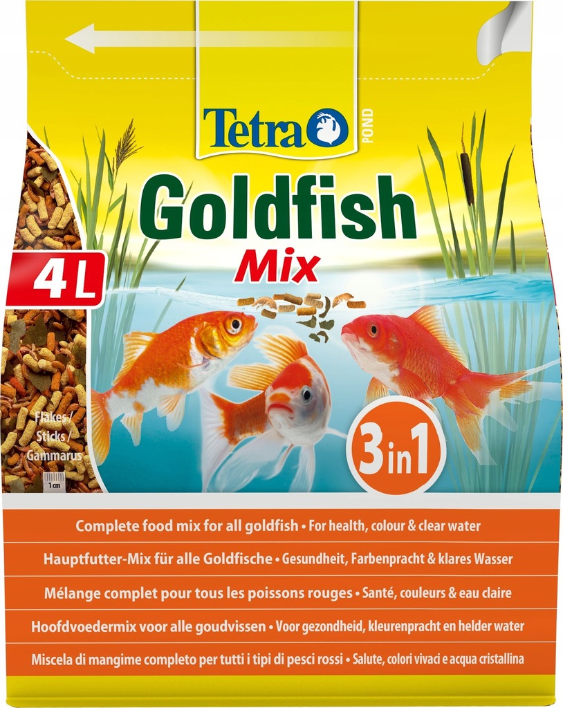 Pokarm dla ryb Tetra Pond Goldfish Mix 560 g