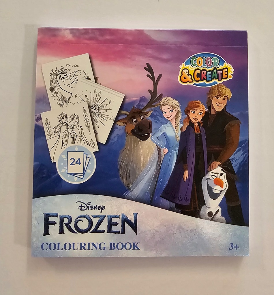 MAŁA MINI KOLOROWANKA DISNEY FROZEN KRAINA LODU