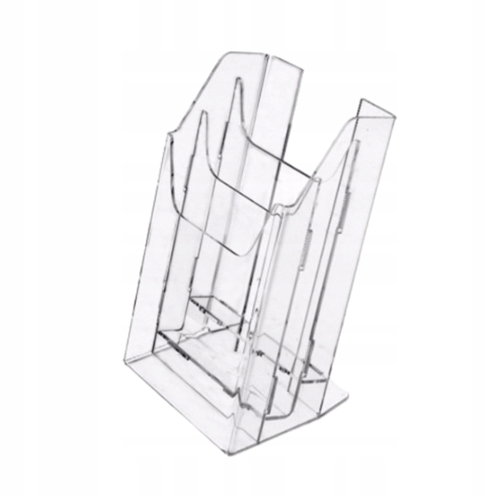 3x A5 Kieszeń Kaskadowa, Podajnik ulotek z PLEXI N