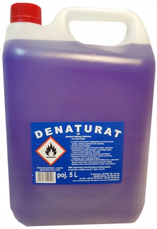 Denaturat fioletowy alkohol etylowy skażony 5l