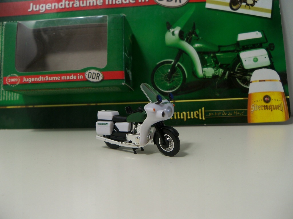 GRELL 1:64 MZ ETZ 250 VOLKSPOLIZEI DDR POLECAM!