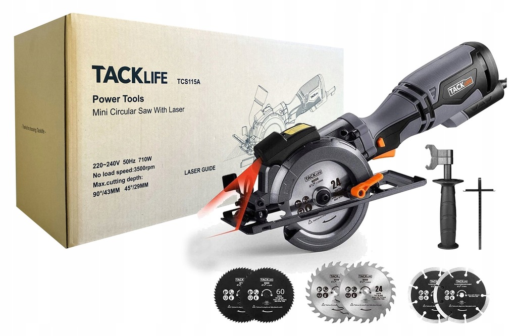 MINI Pilarka tarczowa TACKLIFE TCS115A Pi a r czna 12335634403 oficjalne archiwum Allegro