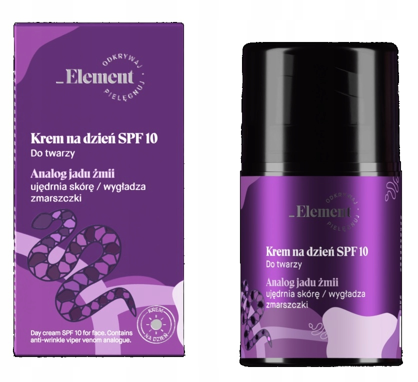ELFA ELEMENT Odp.jadu żmii krem n/d SPF10 50ml#