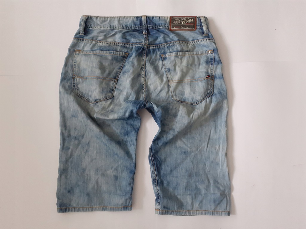 TOMMY HILFIGER _ BERMUDY JEANS roz 32 pas 88 cm