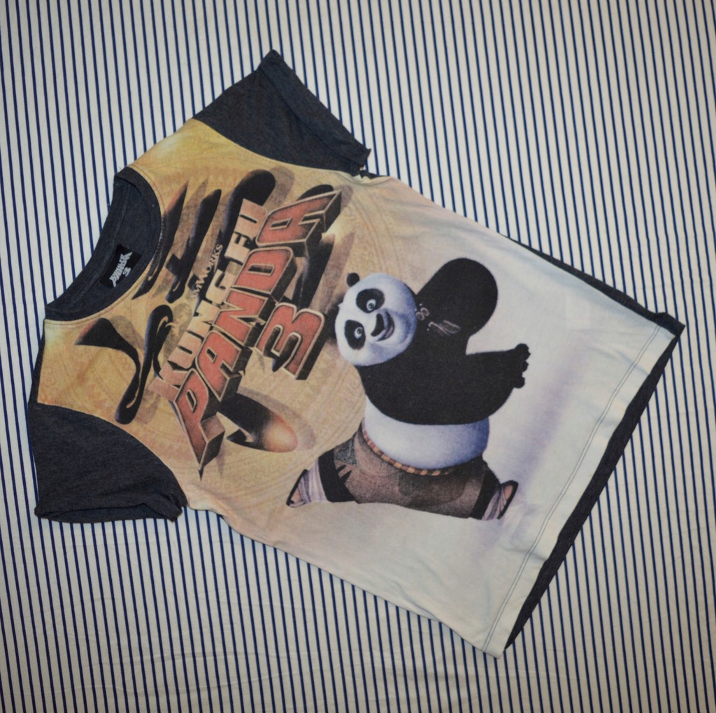 NEXT T-SHIRT BLUZKA KUNG FU PANDA 9-10l 140