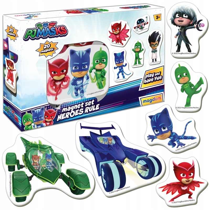 ND24_12936 Zestaw Magnesów Pidżamersi Pjmasks ME 5031-32