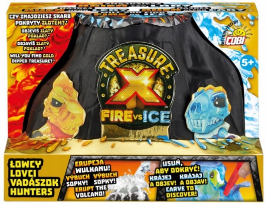 Cobi 41554. Treasure X s4. Fire vs Ice Łowca