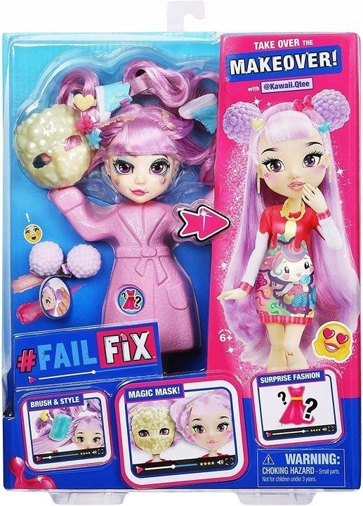 Lalka FailFix Metamorfoza Kawaii Qtee 12801 - 9974035886