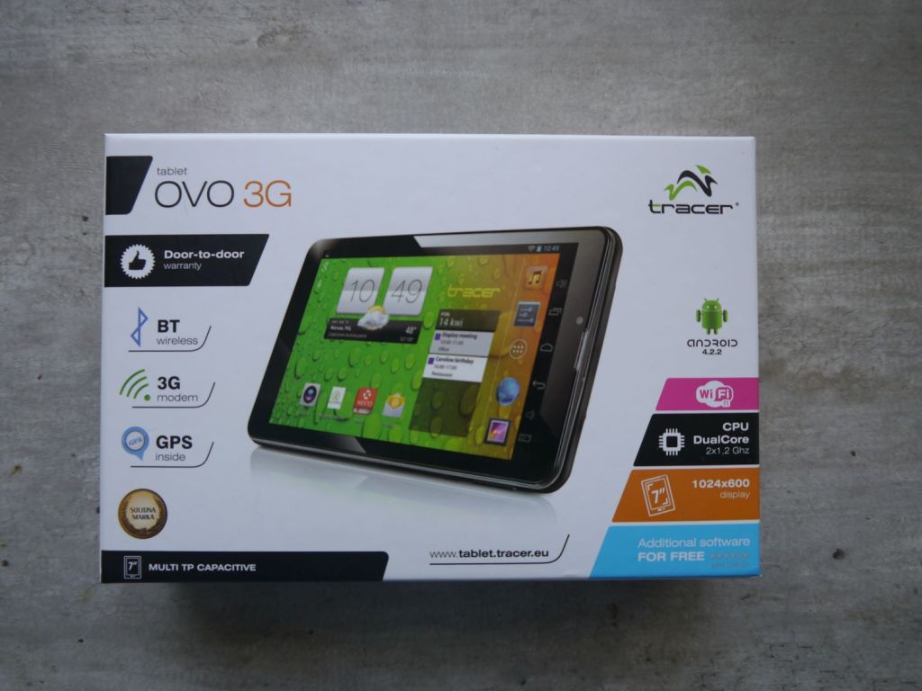 Tablet Tracer OVO 3G Dual Core 7'' HD 8GB GPS