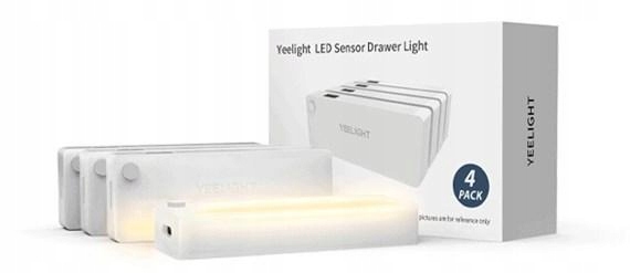 Lampka do szuflady z czujnikiem ruchu Yeelight LED Sensor Drawer Light 4szt