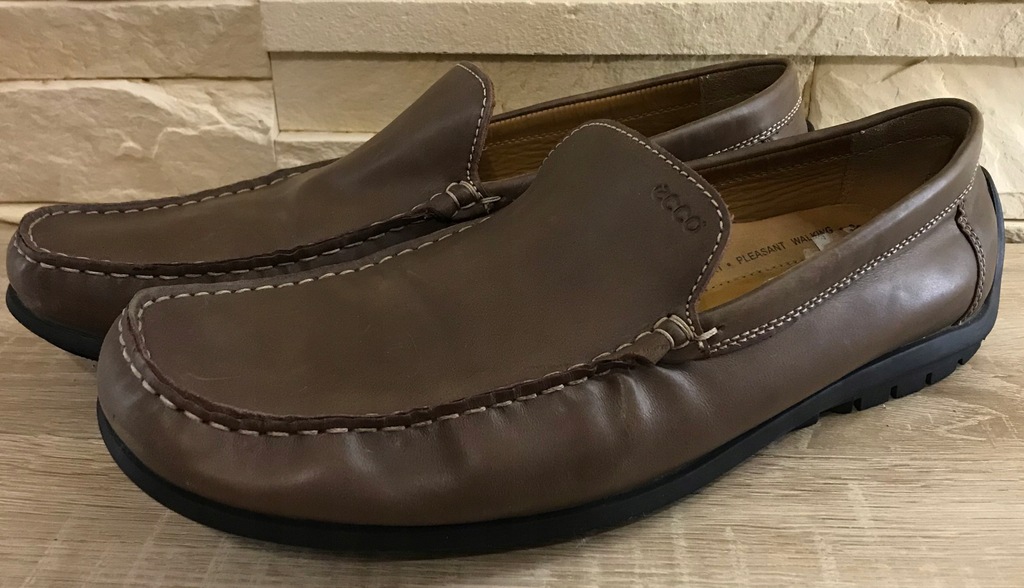 Buty mokasyny ECCO skórzane r.47