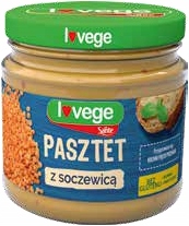 Lovege Pasztet Wegetariański z Soczewicą 180g Supe