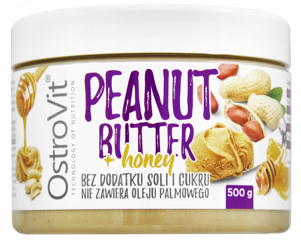 OSTROVIT Peanut Butter Honey 500g ORZECHY MIÓD !!!
