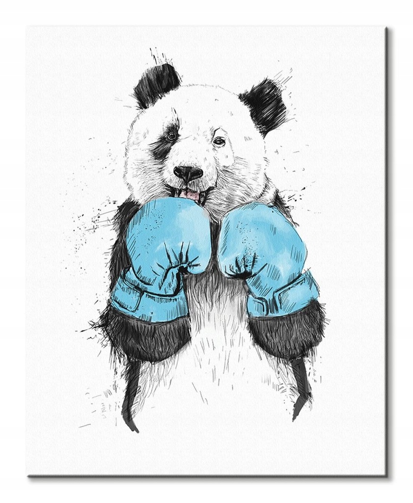 Купить Картина Balazs Solti Mis Panda Boxer 40x50 см: отзывы, фото, характеристики в интерне-магазине Aredi.ru