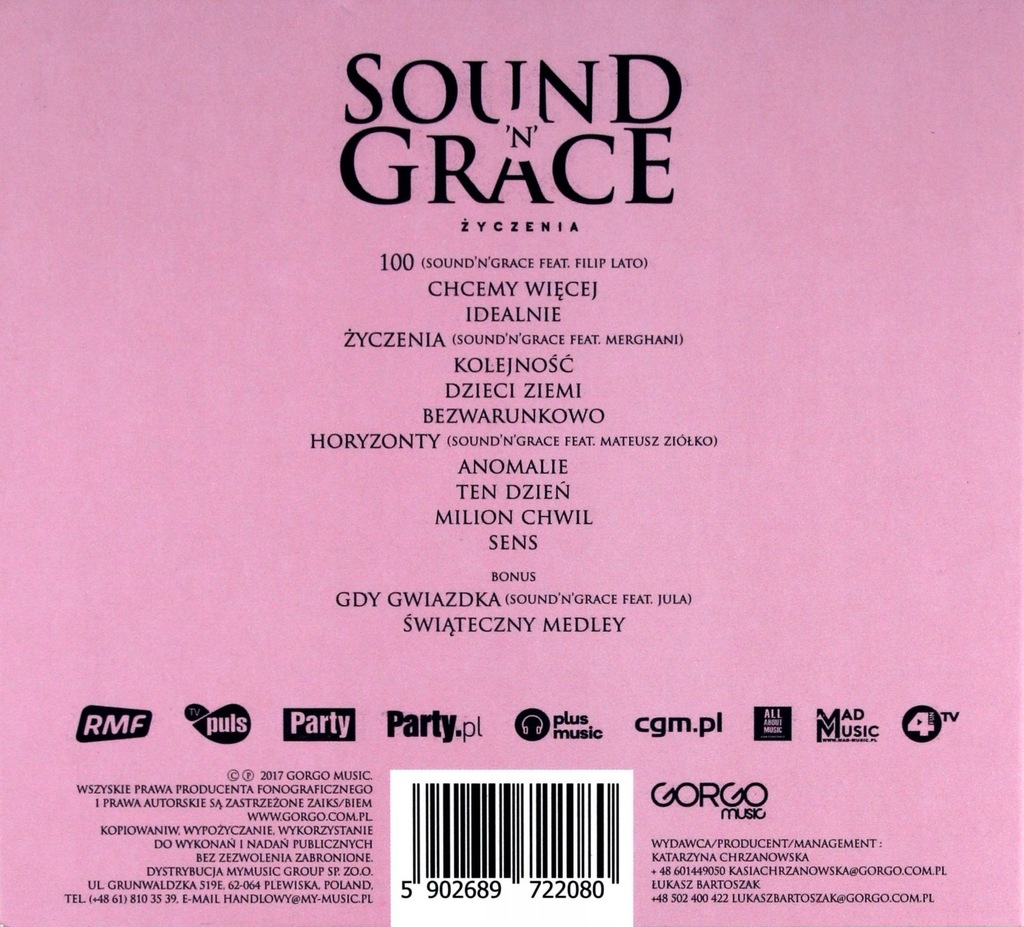 Купить SOUND'N'GRACE: WISHES [CD]: отзывы, фото, характеристики в интерне-магазине Aredi.ru