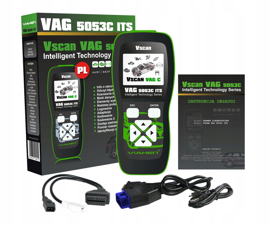 Купить Профессиональный VAG Vscan 5053C ITS CAN, польский: отзывы, фото, характеристики в интерне-магазине Aredi.ru