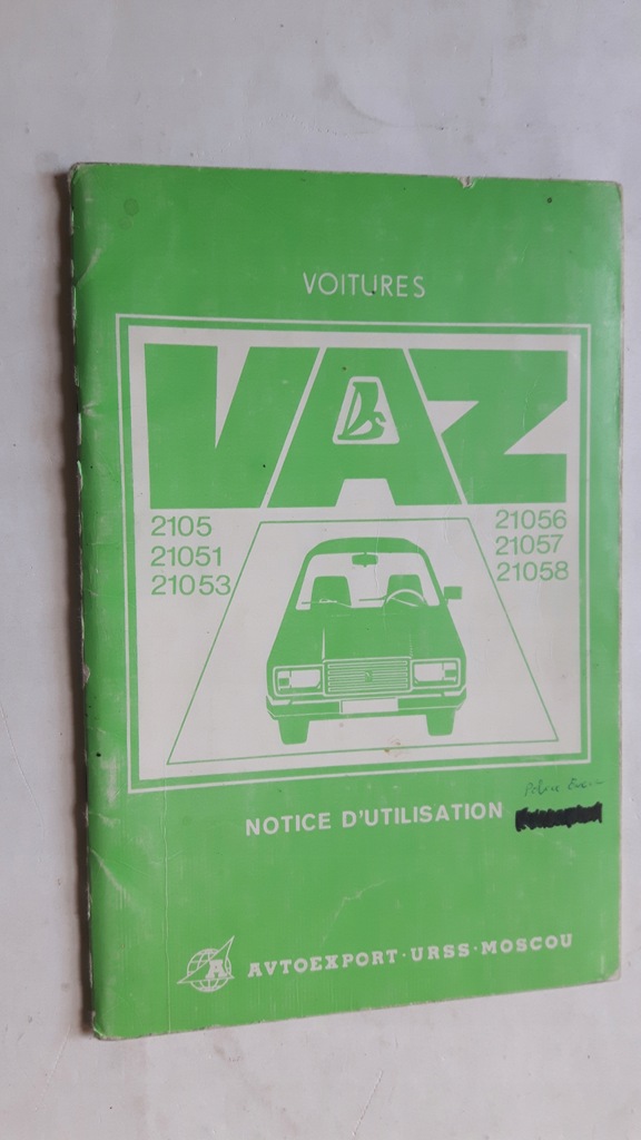 Instrukcja obslugi Samochod VAZ-2105