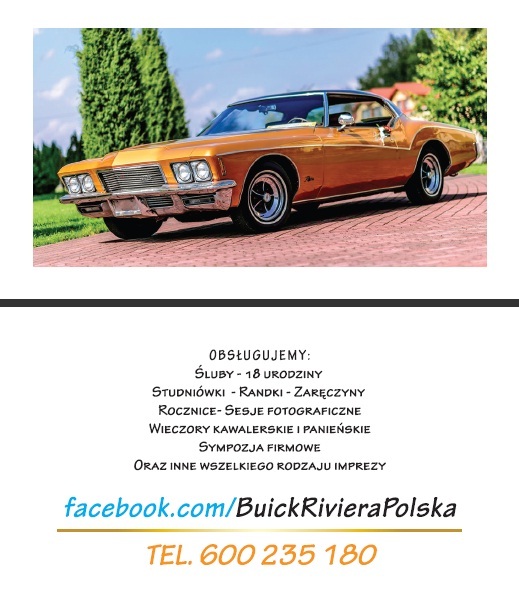 Tarnów - przejażdżka: Buick Riviera z 1971 roku