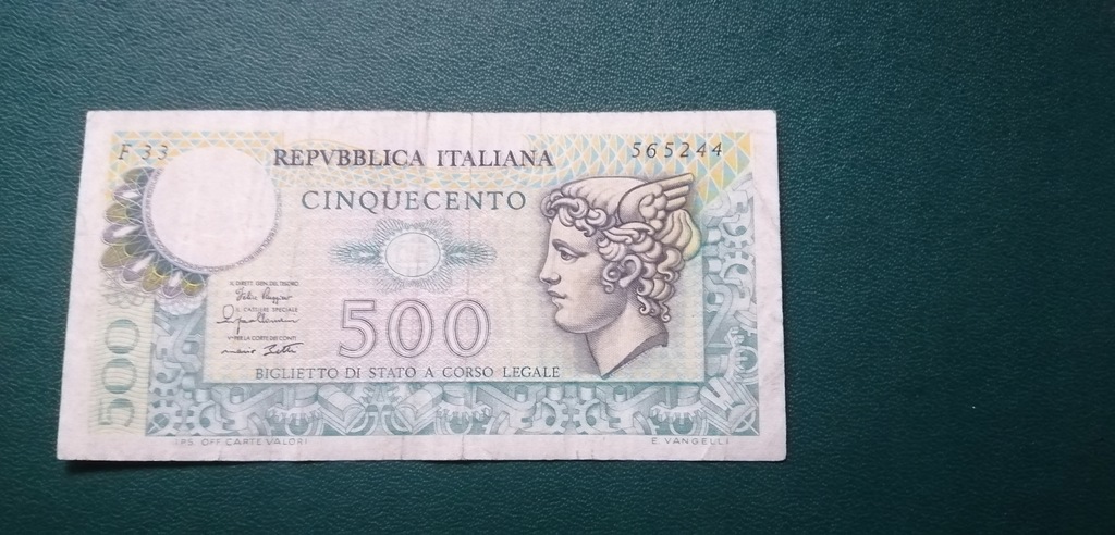 Włochy 500 Lir 1979 rzadsze